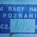 Prezydium MRN Poznań tabliczka